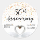 Search for anniversary round stickers White
