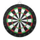 Search for red white dartboards Green