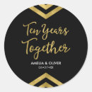 Search for gold anniversary stickers Black
