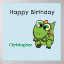 Search for dinosaur birthday posters Green