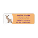 Search for donkey return address labels Cute