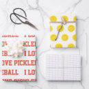 Search for pickleball wrapping paper Colourful