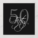 Search for formal 50th birthday invitations Modern