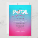 Search for unicorn pool party invitations Whimsical