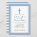 Search for blue and silver christening invitations Christian