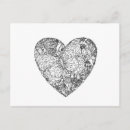 Search for zen doodle postcards Heart