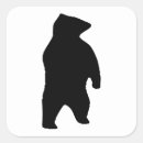 Search for bear silhouette stickers Wildlife