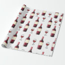 Search for red wine wrapping paper Red and white