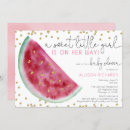 Search for watermelon baby shower invitations Sweet