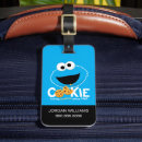 Search for sesame street luggage tags Cookie monster
