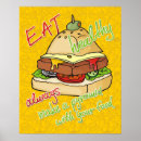 Search for funny burger posters Fast food
