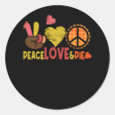 Search for hand turkey stickers Peace