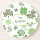 Search for st patricks day coasters Clovers