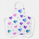 Search for heart aprons Purple