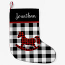 Search for buffalo plaid christmas stockings Black