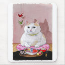 Search for cute sushi mousepads Cat