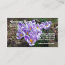 Search for crocus business cards Flowers