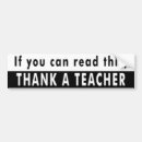 Search for teachers bumper stickers Academics