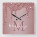 Search for gold bling clocks Girly