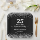 Search for 25th anniversary plates Glitter
