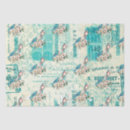 Search for vintage advertising tissue paper French