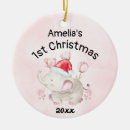 Search for pink elephant christmas tree decorations Newborn