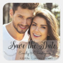 Search for save the date engagement stickers Bride and groom