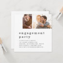 Search for photo collage engagement party invitations Engaged