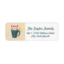 Search for chocolate candy return address labels Xmas