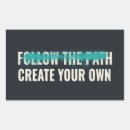 Search for life is a journey stickers Inspirational quote