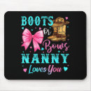 Search for gender reveal mousepads Boots or bows