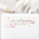 Search for clouds return address labels Pink