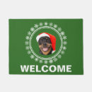 Search for rottweiler doormats Santa