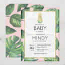 Search for hawaiian baby girl shower invitations Pineapple
