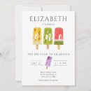 Search for ice cream 1st birthday invitations Popsicle