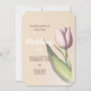 Search for yellow tulip wedding invitations Simple