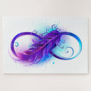 Search for feather puzzles Purple