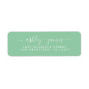 Search for country chic return address labels Green