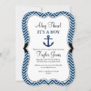 Search for blue anchor postcards Baby shower