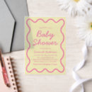 Search for pink and yellow baby shower invitations For her