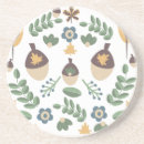 Search for acorn coasters Leaves