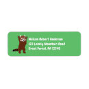 Search for panda lovers labels Red pandas