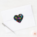 Search for heart shaped balloons stickers Colourful