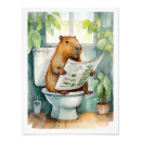 Search for capybara art Watercolor