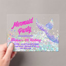 Search for mermaid glitter invitations Kids