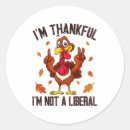 Search for funny turkey stickers Thankful