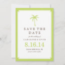 Search for palm tree wedding save the dates Destination