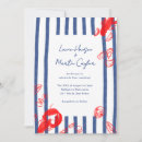 Search for lobster wedding invitations Red white and blue
