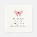Search for white butterfly napkins He gives me butterflies