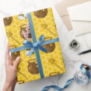 Search for bumble bees wrapping paper Modern